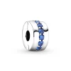 Charm Femme PANDORA CLIP ÉCLAT BLEU Argent 925/1000