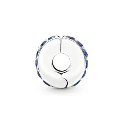 Charm Femme PANDORA CLIP ÉCLAT BLEU Argent 925/1000