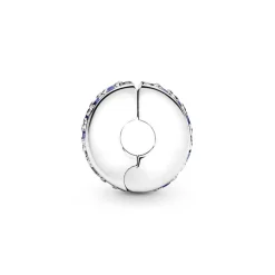 Charm Femme PANDORA CLIP PAVÉ BLEU Argent 925/1000