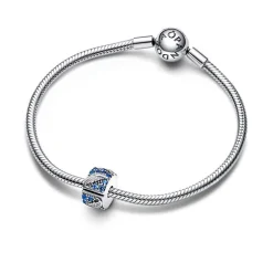 Charm Femme PANDORA CLIP PLUME COURBE & PAVÉ Argent 925/1000