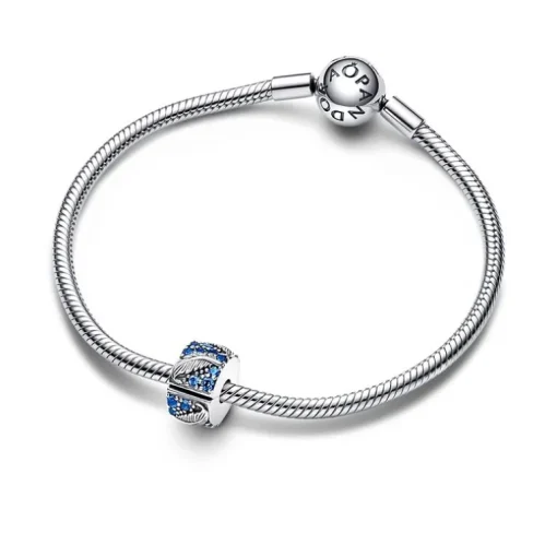 Charm Femme PANDORA CLIP PLUME COURBE & PAVÉ Argent 925/1000