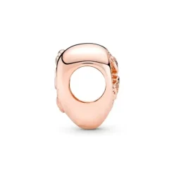 Charm Femme PANDORA CŒUR ARBRE DE VIE AJOURÉ Doré Rose 14 Carats