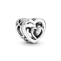 Charm Femme PANDORA CŒURS DE L'INFINI ENTRELACÉS Argent 925/1000