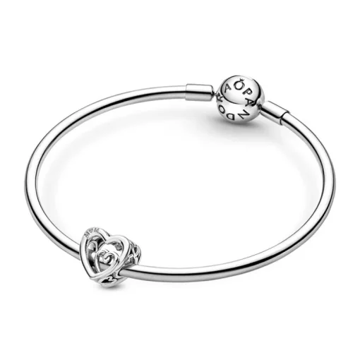 Charm Femme PANDORA CŒURS DE L'INFINI ENTRELACÉS Argent 925/1000