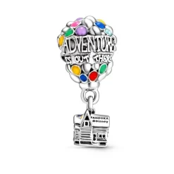 Charm Femme PANDORA DISNEY PIXAR LÀ-HAUT MAISON & BALLONS Argent 925/1000