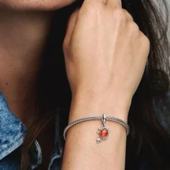 Charm Femme PANDORA DISNEY PENDANT SÉBASTIEN LE CRABE LA PETITE SIRÈNEE Argent 925/1000