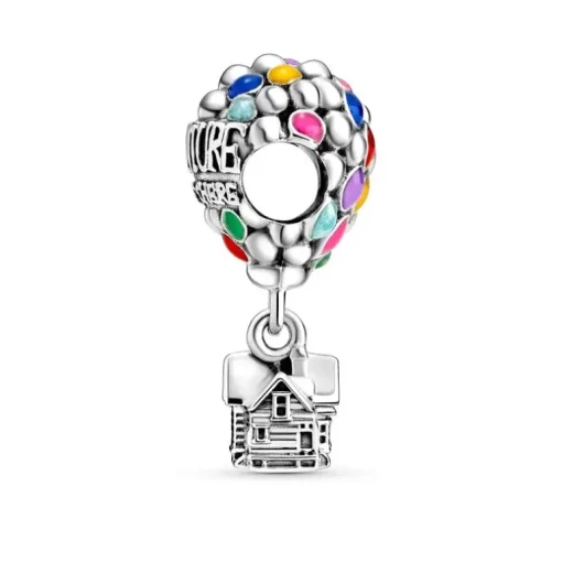 Charm Femme PANDORA DISNEY PIXAR LÀ-HAUT MAISON & BALLONS Argent 925/1000