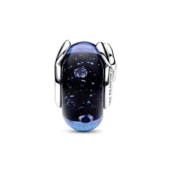 Charm Femme PANDORA DISNEY VERRE DE MURANO BLEU MICKEY & MINNIE Argent 925/1000