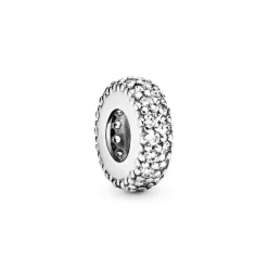 Charm Femme PANDORA ESPACEUR SCINTILLANT TRANSPARENT Argent 925/1000