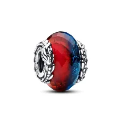 Charm Femme PANDORA GAME OF THRONES VERRE DE MURANO DRAGONS DE GLACE ET DE FEU Argent 925/1000