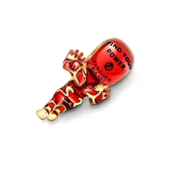 Charm Femme PANDORA MARVEL THE AVENGERS IRON MAN Doré 14 Carats