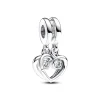 Charm Femme Pandora Moments Pendant Séparable Forever & Always 793232C01
