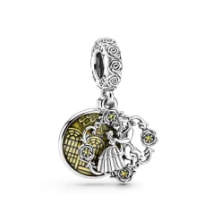 Charm Femme Pandora Moments Pendant Disney La Belle et la Bête en train de Danser 799014C01