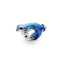 Charm Femme Pandora Moments Gecko Bleu Métallique 792701C01
