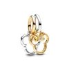 Charm Femme Pandora Moments Pendant Séparable Disney Mickey & Minnie 763650C01