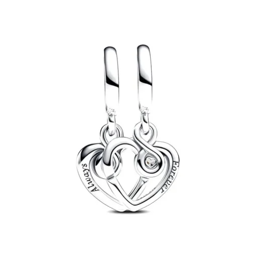 Charm Femme Pandora Moments Pendant Séparable Forever & Always 793232C01