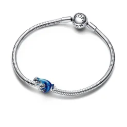 Charm Femme Pandora Moments Gecko Bleu Métallique 792701C01