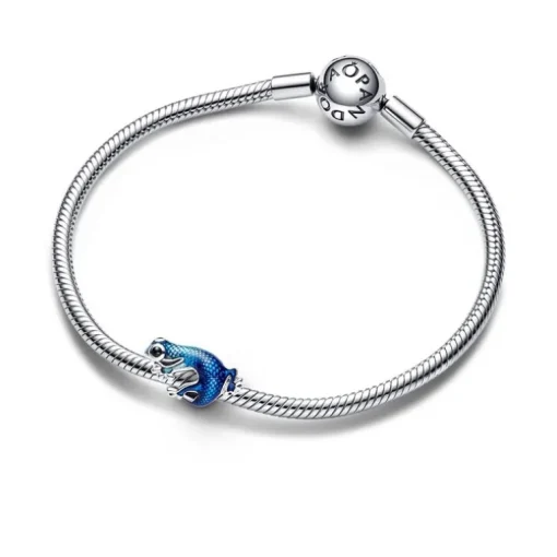 Charm Femme Pandora Moments Gecko Bleu Métallique 792701C01