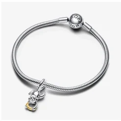Charm Femme Pandora Moments Singe Mobile Bicolore 763343C01