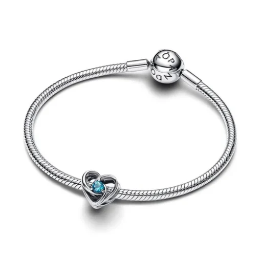 Charm Femme Pandora Moments Cœur Entrelacé et Pierres pour UNICEF 793744C01