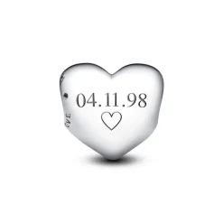 Charm Femme Pandora Moments Cœur Gravable Be Love 793439C00