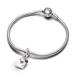 Charm Femme Pandora Moments Pendant Double Les Méchants de Disney Reine de Cœur 793420C01