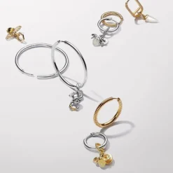Charm Femme Pandora Moments Singe Mobile Bicolore 763343C01