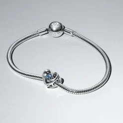 Charm Femme Pandora Moments Cœur Entrelacé et Pierres pour UNICEF 793744C01