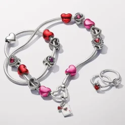 Charm Femme Pandora Moments Pendant Double Les Méchants de Disney Reine de Cœur 793420C01