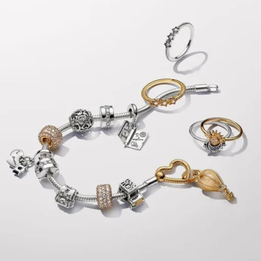 Charm Femme Pandora Moments Voiture Aventure Bicolore 763330C01