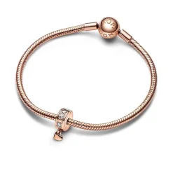 Charm Femme Pandora Moments Clip Pendant Scintillant Cœurs de l'Infini 782253C01