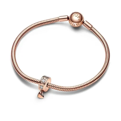 Charm Femme Pandora Moments Clip Pendant Scintillant Cœurs de l'Infini 782253C01