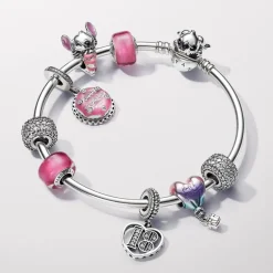 Charm Femme Pandora Moments Gâteau d’Anniversaire Disney Stitch 793189C01