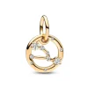 Charm Femme PANDORA PENDANT SIGNE DU TAUREAU Doré 14 Carats