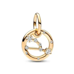 Charm Femme PANDORA PENDANT SIGNE DU TAUREAU Doré 14 Carats