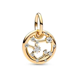 Charm Femme PANDORA PENDANT SIGNE DU SAGITTAIRE Doré 14 Carats