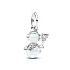 Charm Femme PANDORA PENDANT BONHOMME DE NEIGE OPALESCENT Argent 925/1000