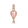 Charm Femme PANDORA PENDANT MONTGOLFIÈRE ROSE SCINTILLANT Doré Rose 14 Carats