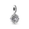 Charm Femme PANDORA PENDANT DOUBLE FLOCON DE NEIGE SCINTILLANT Argent 925/1000