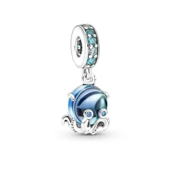 Charm Femme PANDORA PENDANT POULPE ADORABLE EN VERRE DE MURANO Argent 925/1000