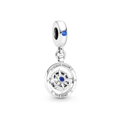 Charm Femme PANDORA PENDANT BOUSSOLE ROTATIVE Argent 925/1000