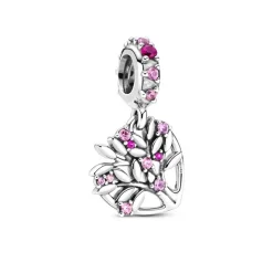 Charm Femme PANDORA PENDANT ARBRE DE VIE COEUR ROSE Argent 925/1000