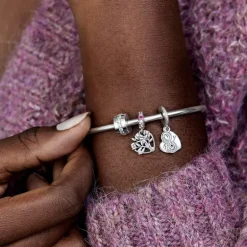 Charm Femme PANDORA PENDANT CŒUR AMIS POUR LA VIE Argent 925/1000