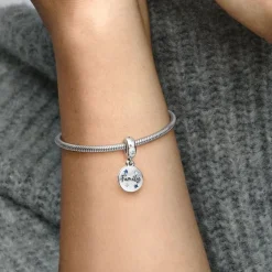 Charm Femme PANDORA PENDANT DOUBLE AMOUR FAMILIAL Argent 925/1000