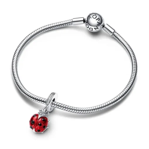 Charm Femme PANDORA PENDANT COCCINELLE ROUGE Argent 925/1000