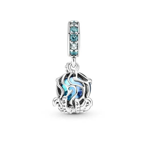 Charm Femme PANDORA PENDANT POULPE ADORABLE EN VERRE DE MURANO Argent 925/1000