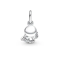 Charm Femme PANDORA PENDANT DOUBLE PAPILLON BLEU & CITATION Argent 925/1000