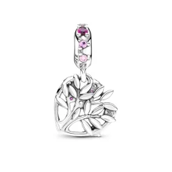 Charm Femme PANDORA PENDANT ARBRE DE VIE COEUR ROSE Argent 925/1000
