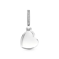 Charm Femme PANDORA PENDANT CŒUR AMIS POUR LA VIE Argent 925/1000
