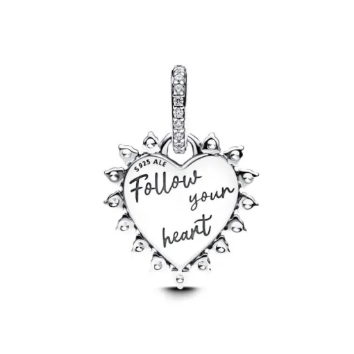 Charm Femme Pandora Pendant Cœur Flèche Pivotante 793667C01